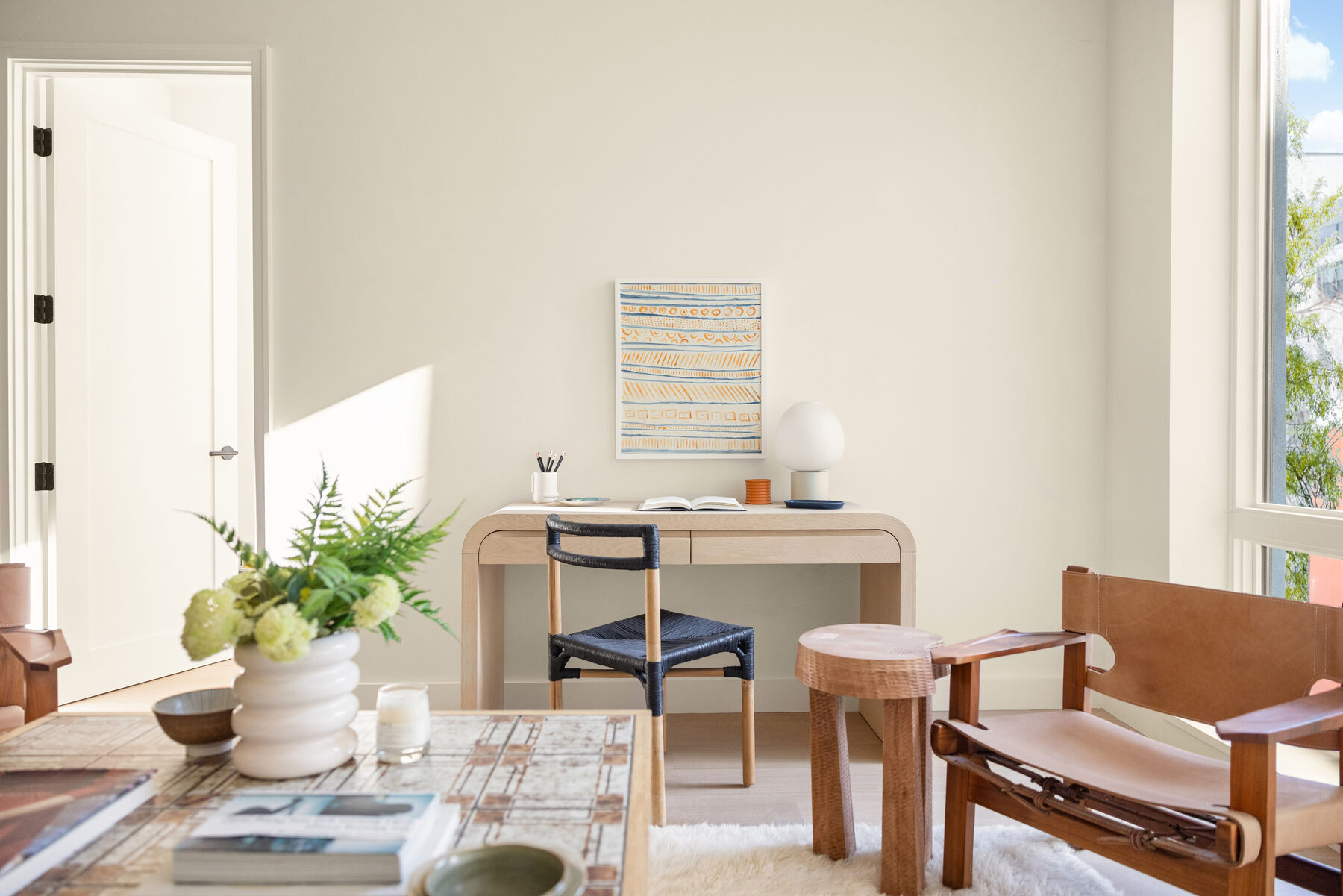 Light-filled lounge at 34 Garfield Place