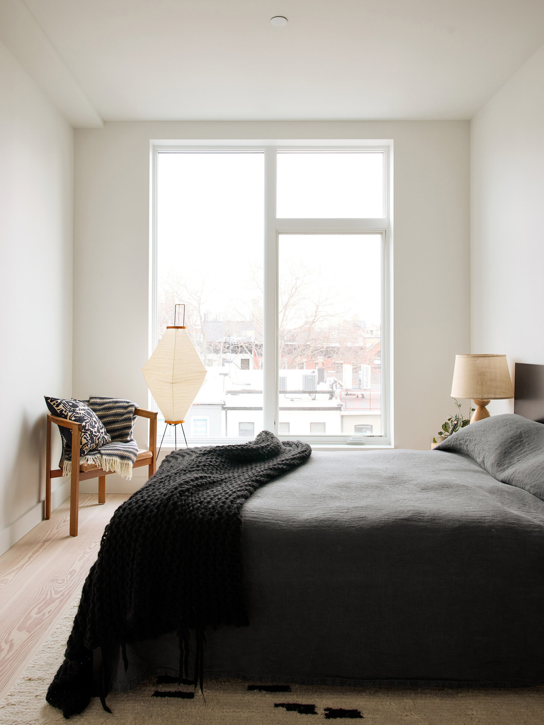 Light-filled bedroom at 44 Garfield Place