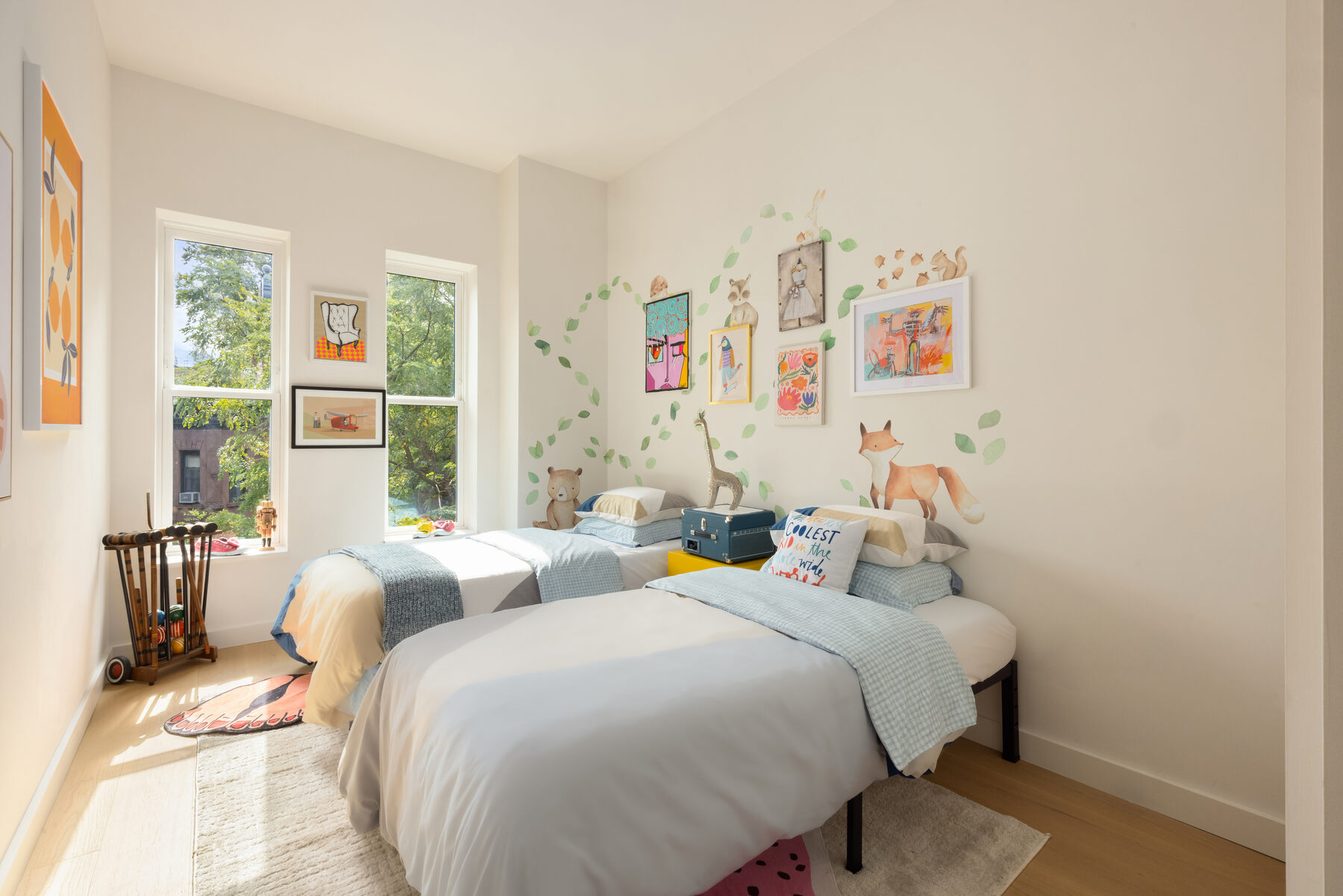 Light-filled bedroom at 591 10th Street