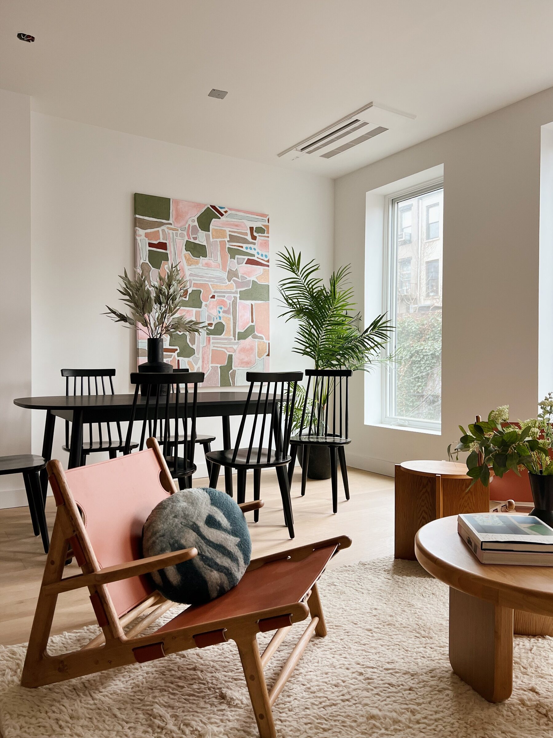 Dining and living room at 708 Degraw Street